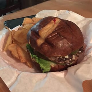 Spicy Gorgonzola Burger